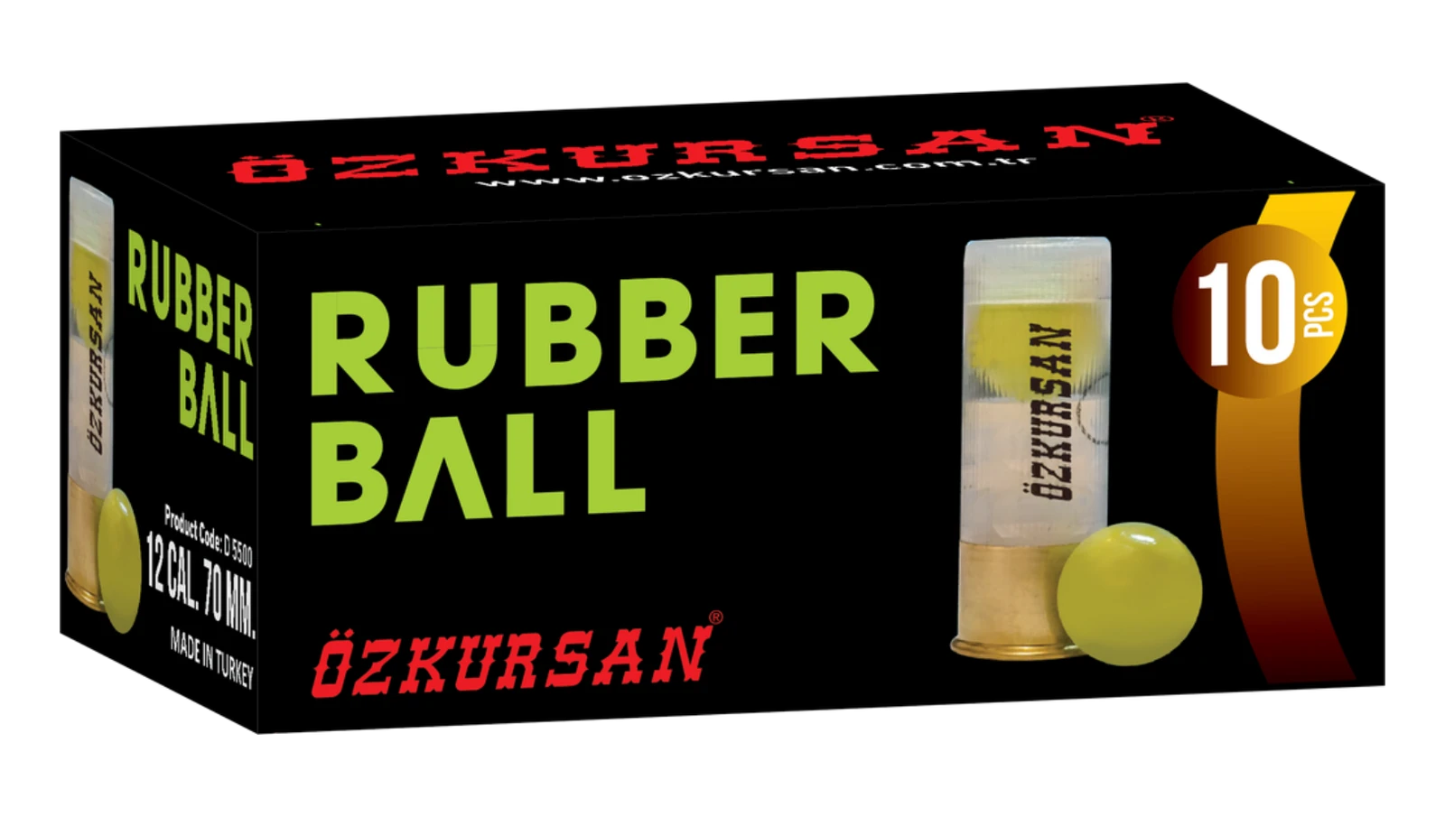 Tek Misket Kauçuk Kurşun