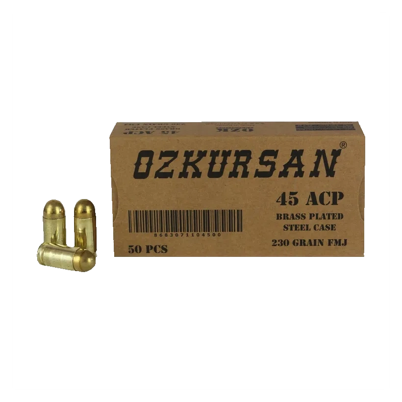 45 Cal Brass Plated